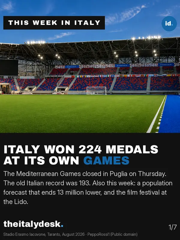 Instagram cover: A record 224 medals at home