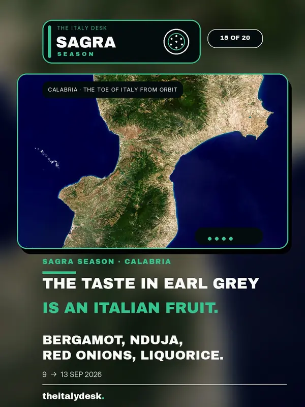 Instagram cover: Earl Grey's secret comes from Calabria