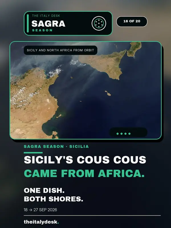 Instagram cover: Why Sicily eats couscous